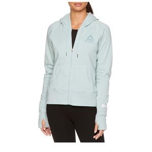 Reebok Womens Cozy Fleece Zip Up Hoodie